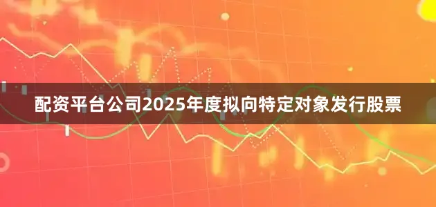 配资平台公司2025年度拟向特定对象发行股票